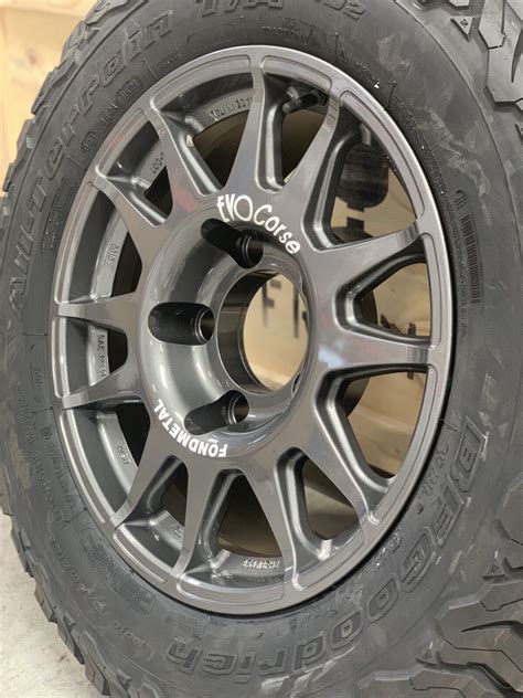 EVO Corse DakarZero 18 Land Rover Defender Alloy Wheels BFG Tyres X4