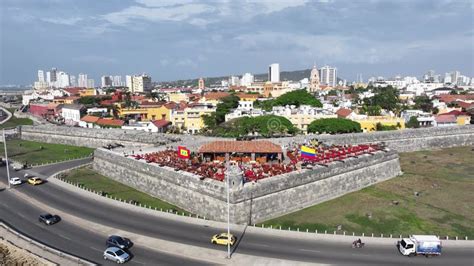 Cafe Del Mar At Cartagena De India In Bolivar Colombia Stock Video