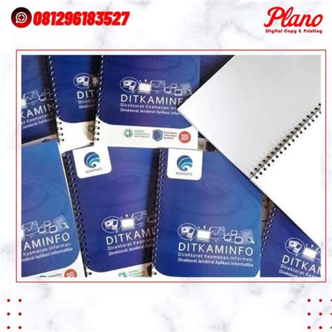 Jual Cetak Blocknote Note Seminar Workshop A5 Spiral Polos Kota