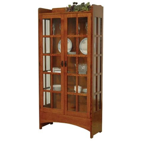 Mission Display Curio Cabinet Mission Style Furniture Craftsman