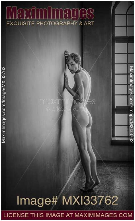 Photo Of Expressive Art Nude Portrait Of A Woman With Short Hair