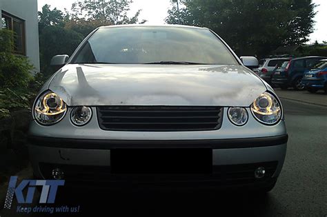 Farol Projetor Angel Eyes VW Polo 9N 2003 A 2005 Ubicaciondepersonas