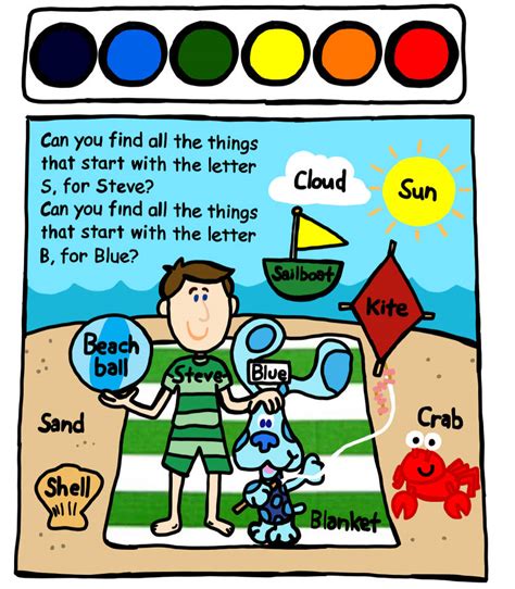 Blue's Clues A Day At The Beach Page 12 by Alexanderbex on DeviantArt