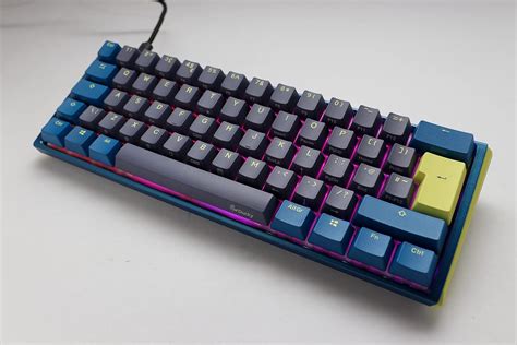 Ducky Channel One3 Daybreak Mini Rgb Blue Cherry Mx Switch Layout Uk