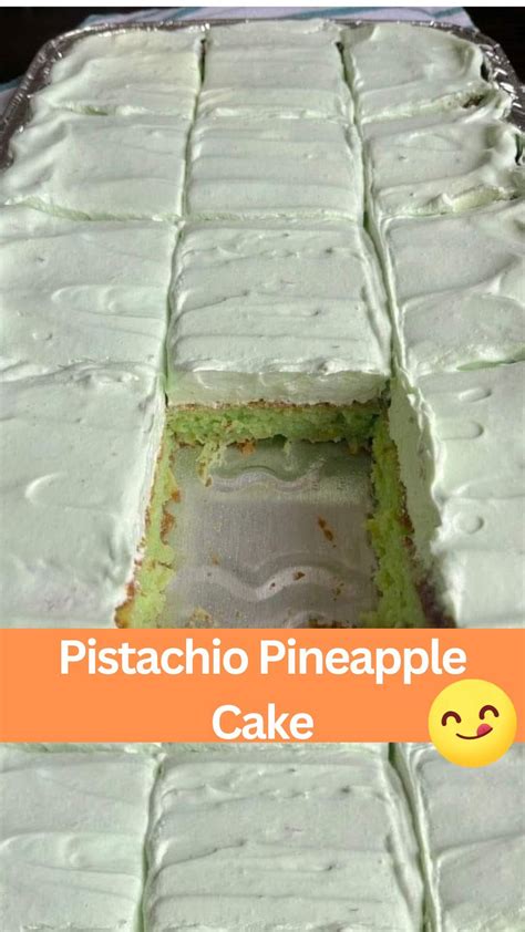 Pistachio Pineapple Cake Recipe