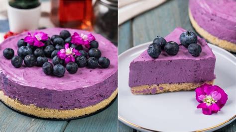 Blueberry Cheesecake The No Bake Recipe For A Delicious And Colorful Dessert