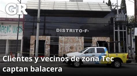 Balazos En Zona Tec Quedan Grabados Por Clientes De Bar Monterrey