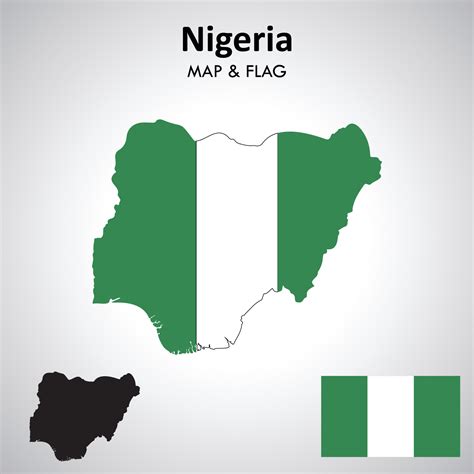 Nigeria Map And Design Vector File 24523417 Vector Art At Vecteezy