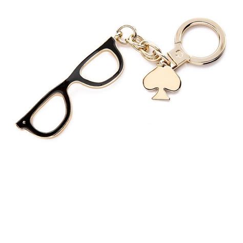 Kate Spade New York Goreski Glasses Keychain Black Kate Spade Kate