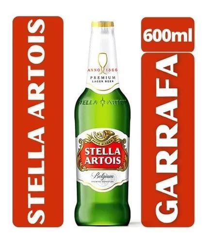 Cerveja Stella Artois Garrafa 600ml Com Vasilhame