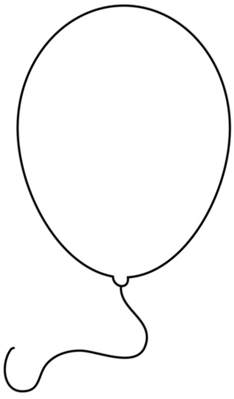 Download High Quality Balloon Clipart Outline Transparent Png Images