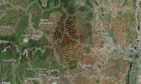 Cutremur De Magnitudine Produs La Doar De Kilometri De Bra Ov