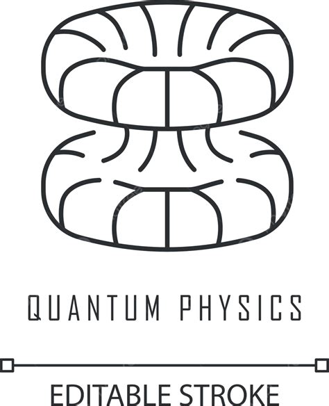 Futuristic Quantum Physics Icon With Nuclear Energy Level Theory Natural Vector Level Theory