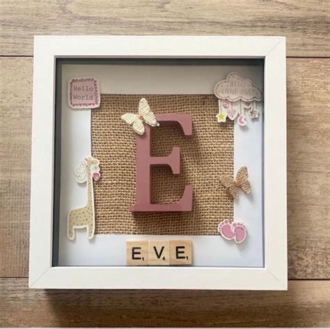 Personalised Baby Name Frame - Etsy