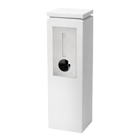 Monaco Freestanding Pillar Letterbox Milkcan Outdoor Products