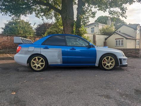 Subaru Impreza Wrx 20 Turbo Blobeye 2005 O2c Blue Wrc Widebody 69k Miles Fsh For Sale 2005