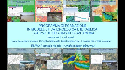 Formazione Sulla Modellistica Idraulica Software Hec Hms Hec Ras Swmm