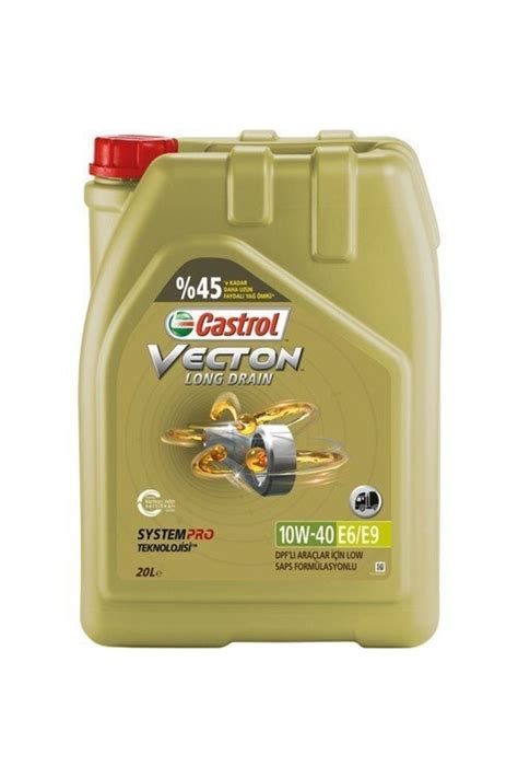 Castrol Vecton Long Drain 10w 40 Ls E6 E9 20 Litre Fiyatı Yorumları