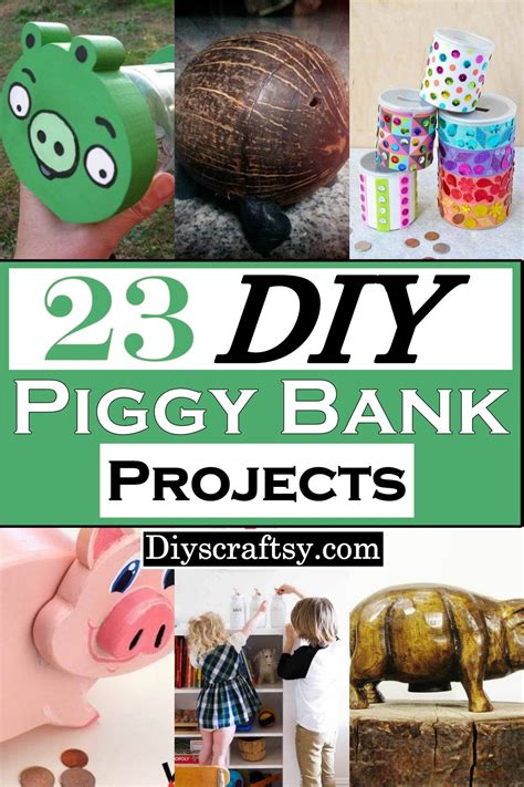 23 DIY Piggy Bank Ideas For Saving Money - DIYsCraftsy