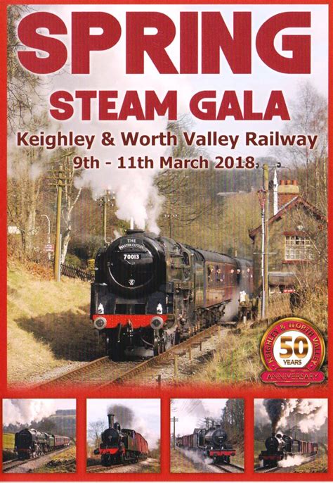 Keighley Worth Valley Railway Dvd Spring Steam Gala Railway