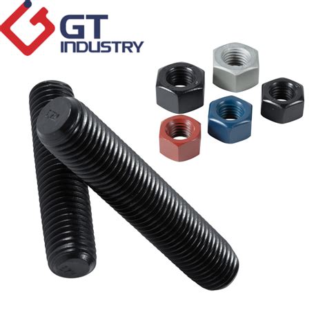 Din Coated Galvanized All Thread Stud Bolt Astm A B B M L B