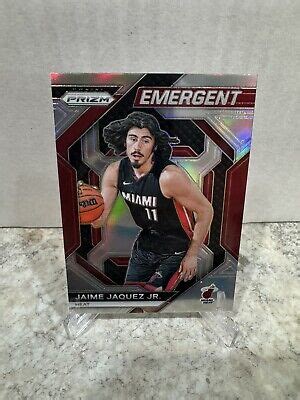 2023 PANINI PRIZM JAIME JAQUEZ JR ROOKIE RC EMERGENT SILVER PRIZM 23