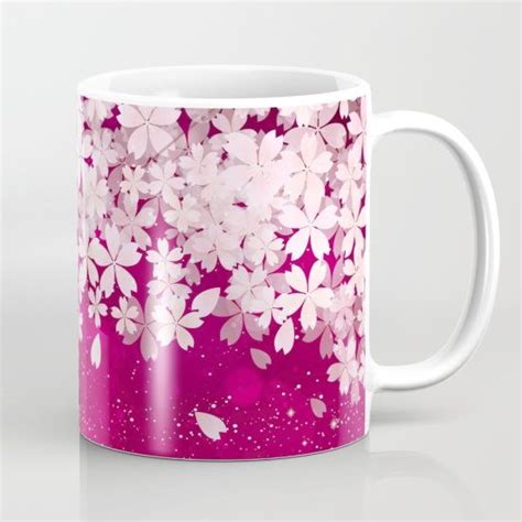 Cherry Blossom 13 Mug By Juliana RW Society6 Mugs Unique Coffee