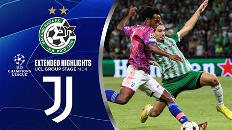 Maccabi Haifa Vs Juventus Extended Highlights UCL Group Stage MD 4