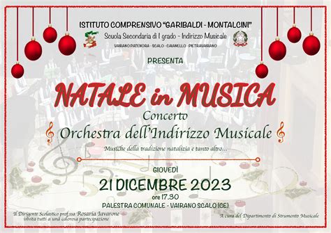 Natale In Musica Concerto Dellorchestra Dell Indirizzo Musicale