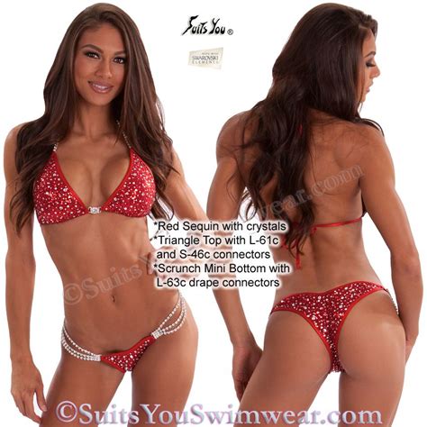 The Ultimate Crystal Competition Bikini Loaded With Lots Of Swarovski