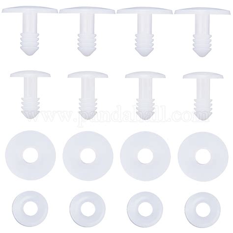 Wholesale Gorgecraft 52 Sets 2 Style Plastic Doll Joints Pandahall