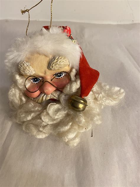 Vintage Santa Ornament | Etsy | Vintage santas, Santa ornaments, Ornaments