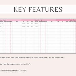 Job Application Tracker Google Sheets Job Planner Interview And Job