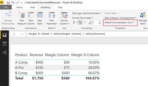 Power BI Tutorial When To Use Calculated Columns And Measures