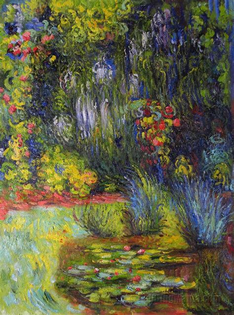 Corner Of Water Lily Pond By Claude Monet Impressionism Art Impressionist Paintings Landscape