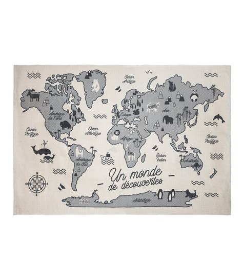 Tapis Enfant Carte Du Monde