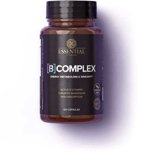 B Complex C Psulas Vitaminas Do Complexo B Magn Sio