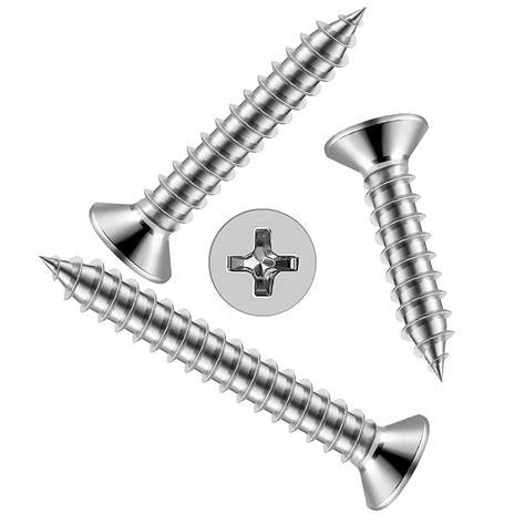 HJC304 Stainless Steel Phillips Countersunk Self Tapping Screw M1 M2