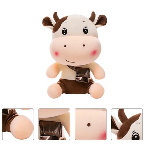 A O Chino Buey Del Hor Scopo Mu Eca De Peluche De Vaca Mu Eca Vaca