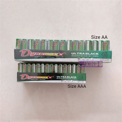 Jual Baterai Battery Batere Dynamax AA AAA 1 5V Isi 1 Pcs Shopee