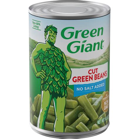 Green Giant® No Salt Added Cut Green Beans 145 Oz Green Giant Vegetables