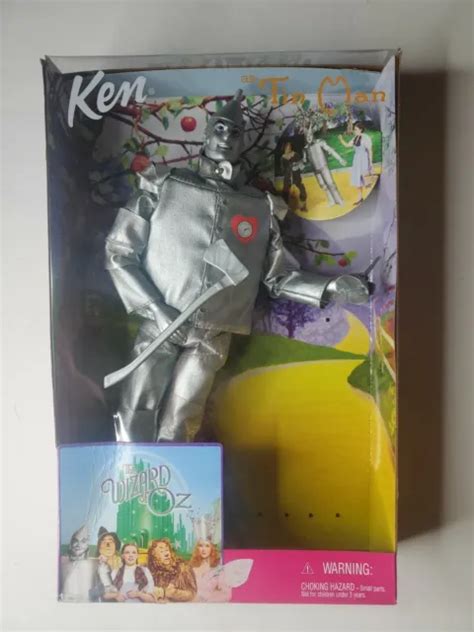 The Wizard Of Oz Tin Man Barbie Doll Mattel Loose With Box