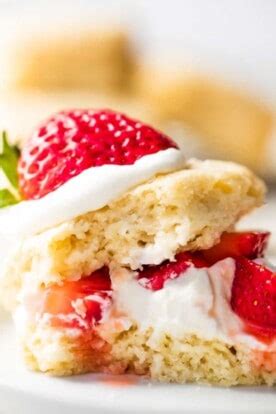 Strawberry Shortcake With Sweet Buttermilk Shortcake Biscuits