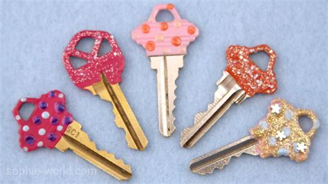 How To Make Decorative Key Tops Sophies World Youtube