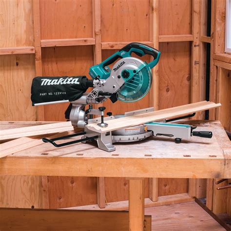 Makita Miter Saw 7 1 2 In Blade Dia Sliding 47° Left To 57° Right