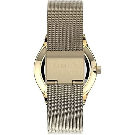 Timex Women S Modern Easy Reader Mm Watch Gold Tone Case White Dial