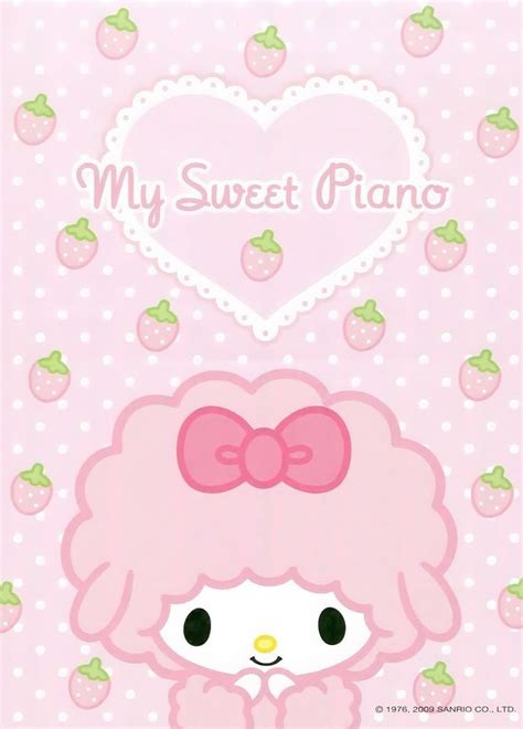 My Sweet Piano My Melody Wallpaper Hello Kitty Wallpaper Sanrio Wallpaper