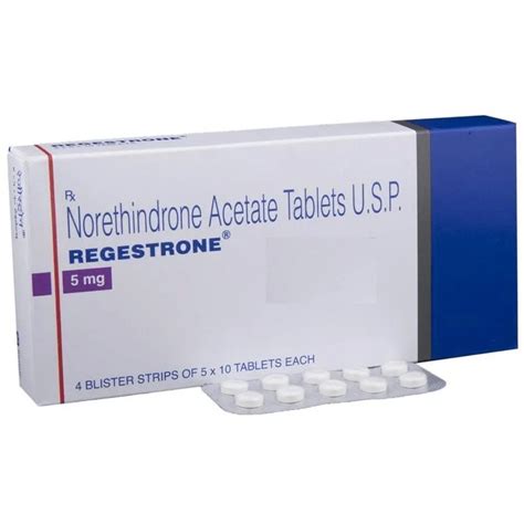 Levonorgestrel Regestrone 5mg Tablet Norethindrone Acetate Tablets