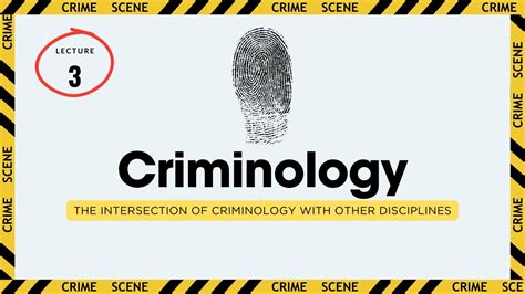 The Intersection Of Criminology With Other Disciplines Youtube