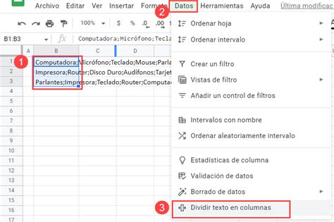 Dividir una Celda de Texto en Dos o Más Filas en Excel y Google Sheets